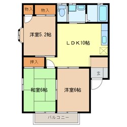 アメニティライフ2棟の物件間取画像